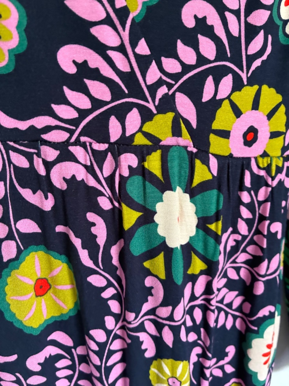 NWT Boden Ophelia fixed wrap midi dress in vibrant medallion print M - Picture 6 of 16
